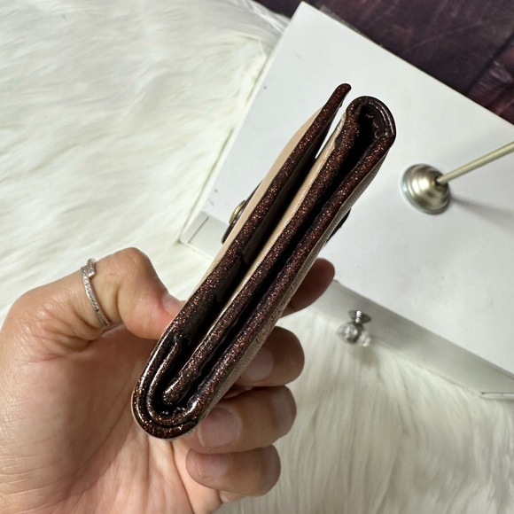 COACH Natural Small Trifold Wallet - Picture 5 of 8